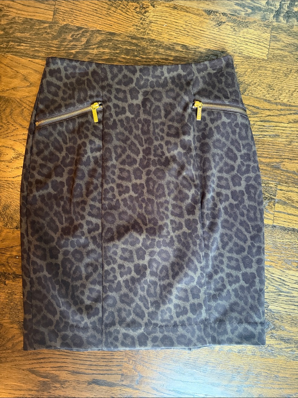 Michael Kors Leopard Print Pencil Skirt
